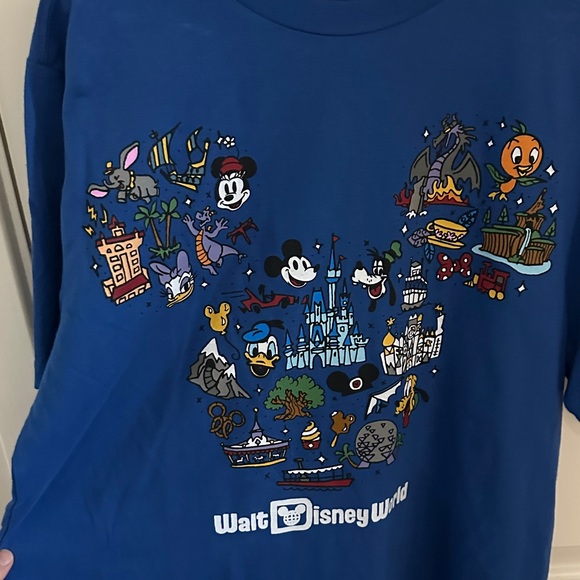 Walt Disney blue Graphic T-Shirt - Picture 2 of 4